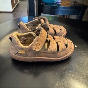 Stride Rite Tan Kids Sandals